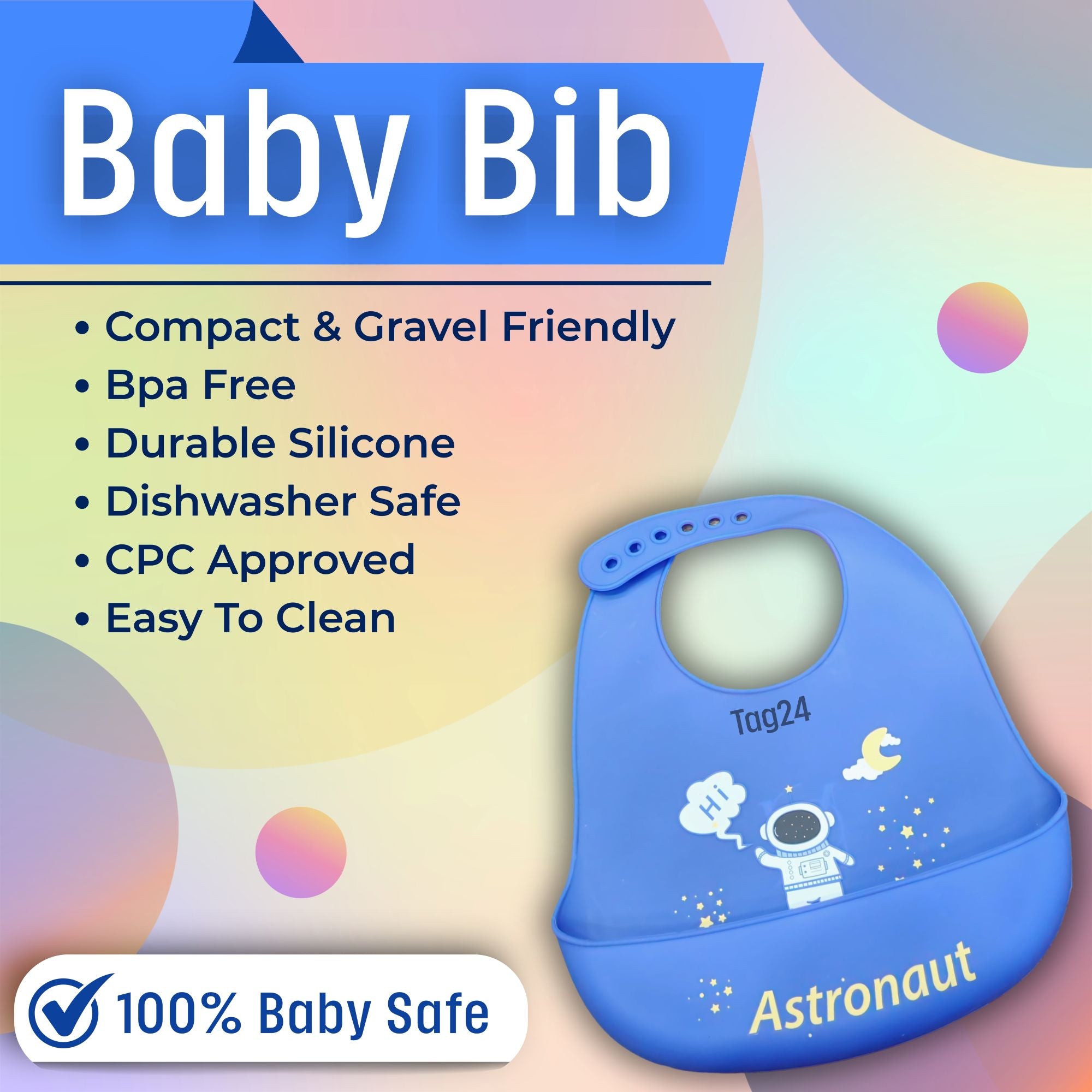 Soft & Spill Proof Baby Feeding Bib ( PACK OF 2 )