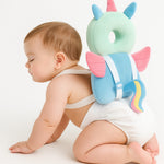 Baby Head Protector Cushion with Adjustable Straps,  Plush Soft Baby Safety Helmet for Crawling & Walking, Lightweight Back Protection for Toddlers , 0–18 Months