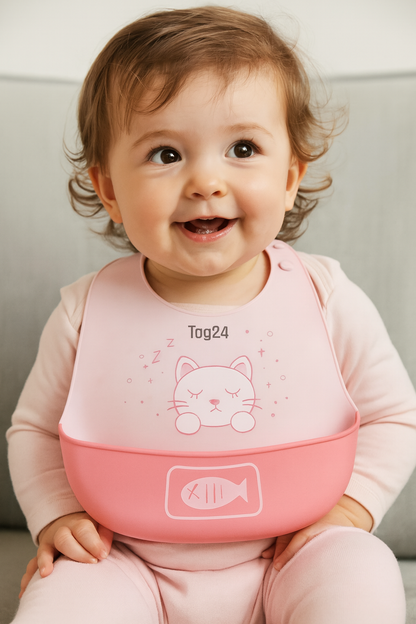 Soft & Spill Proof Baby Feeding Bib ( PACK OF 2 )