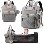 Mother’s Travel Diaper Bag with Built In Changing Bed