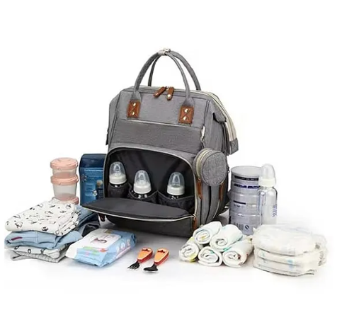 Mother’s Travel Diaper Bag with Built In Changing Bed