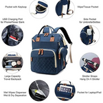 Mother’s Travel Diaper Bag with Built In Changing Bed