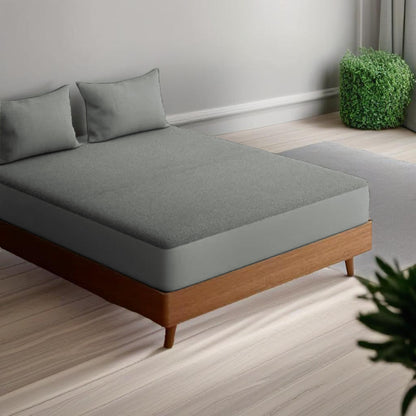 Waterproof Elastic Fitted Bedsheet Maroon